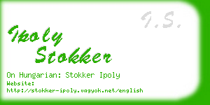 ipoly stokker business card